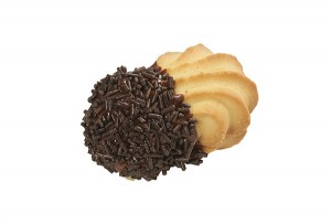 Butter Cookie with Chocolate Sprinkles