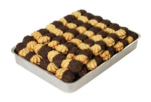 Butter Cookie with Chocolate Sprinkles tray